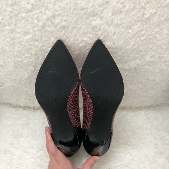 G by Guess pink black animal print heels - Picture 11 of 11